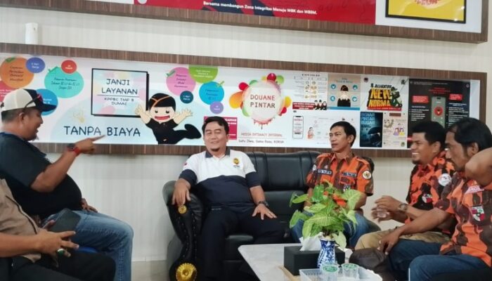 Humas Bea Cukai Dumai Dedi Husni Sambut Baik Kehadiran PAC Pemuda Pancasila Dumai Timur